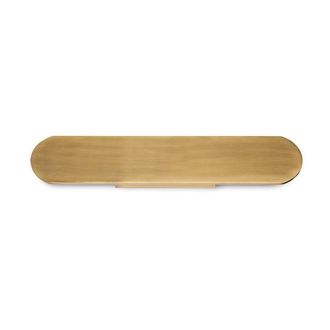 Netlighting Echo Wide Flush Integrated Led Wall Lamp Brass 60cm 3000K in Yellow