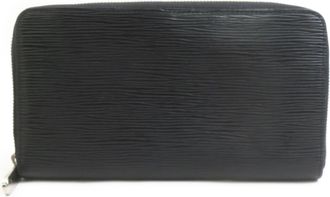 Louis Vuitton Noir Epi Leather Long Wallet (Bi-Fold) (Pre-Owned)