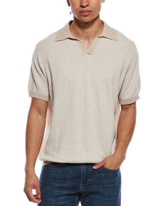 Weatherproof Vintage Weatherproof Vintage Striped Mixy Johnny Collar Shirt