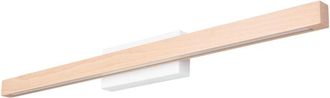 Onli applique da muro onli dora metallo e legno led 40x5,6x8 cm