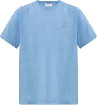 Alexander McQueen Hombre, Camisetas, Azul, Talla: L