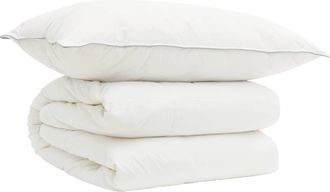 vidaXL Juego De Edred&oacute;n Y Almohada 2 Uds. 135x200 Cm 4 Estaciones Lana Vidaxl
