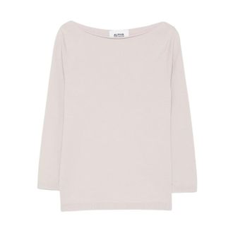 Alpha Studio Lange Mouw Top - Dames - Longsleeves - Beige - L - Tops
