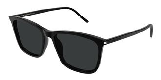 Saint Laurent SL 851/K Asian Fit 001 Mens Sunglasses Black Size 56 - Free RX Lenses - Free RX Lenses