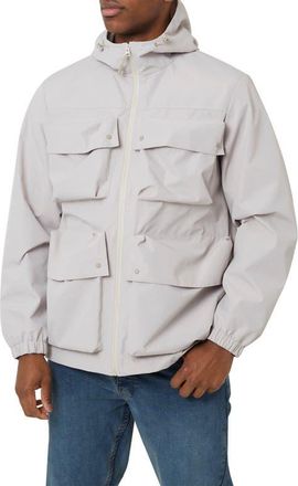Brave Soul Unpadded Hooded Jacket in Stone at Nordstrom, Size X-Large