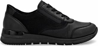 Rieker Sneakers - Dames - Schoenen - Zwart - Maat: 38 EU Leer