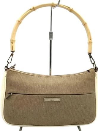 Gucci Pre-owned Shoulder Bags, female, Beige, Size: ONE SIZE Pre-owned Shoulder Bag