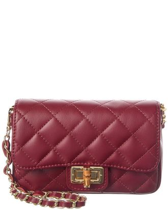 Persaman New York Cinzia Quilted Leather Crossbody