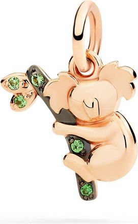 Dodo CIONDOLO KOALA ORO ROSA & TSAVORITI