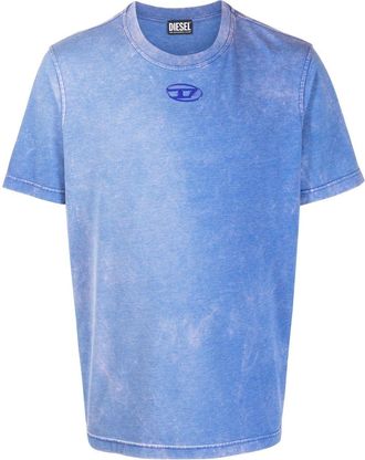 Diesel tie-dye t-shirt - men - Polyester/Cotton - L - Blue