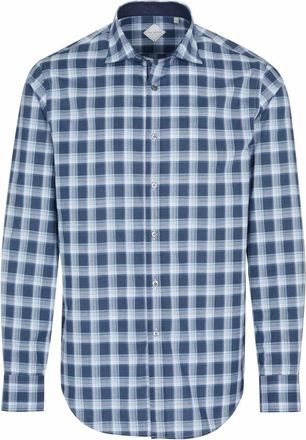 Pal Zileri Gestreepte Casual Overhemd - Heren - Overhemden - Blauw - Maat: M