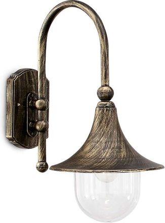 Ideal Lux Ideal Lux - Cima - 1 luz de pared para exterior tipo domo Latón IP43, E27