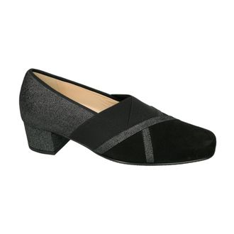 Hassia Evelyn Pump - Dames - Pumps - Zwart - 36 EU - Schoenen
