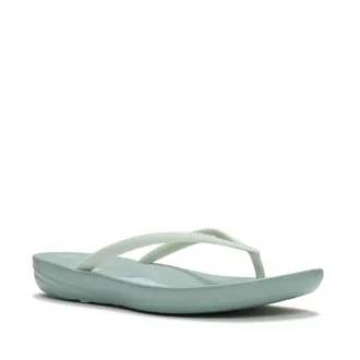 FitFlop X Pantone Iqushion Dames Flip-Flops in Iceberg Groen