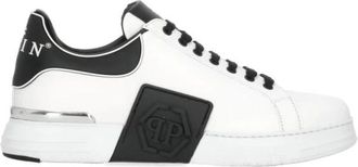 Philipp Plein Phantom Sneaker - Heren - Sneakers - Wit - 42 EU - Leer - Schoenen