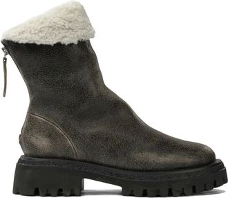 Halmanera Rama boots - women - Rubber/Leather/Leather - 40 - Grey