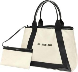Balenciaga Pre-owned Tote Bags, female, Beige, Size: ONE SIZE Pre-owned Vintage Tote Bag