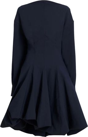 Proenza Schouler bow-detail asymmetric day dress - Black