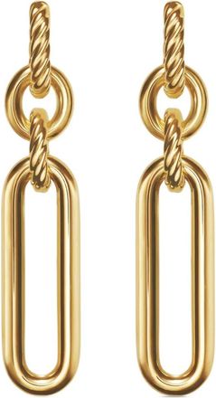 David Yurman Orecchini con pendente Lexington Double Link in oro giallo 18kt (53,5mm)