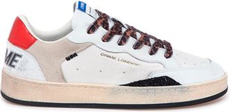 Crime London Schoenen, Dames, Veelkleurig, 39 EU, Leer, Chelsea Sneaker