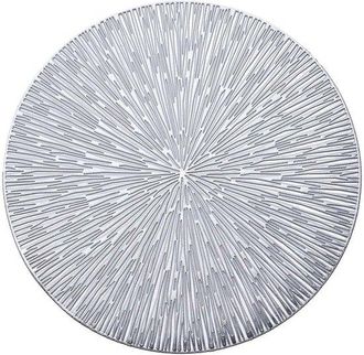OEM Set Di 4 Tovagliette Rotonde, Diametro 38 Cm, Antiscivolo. Tovagliette Decorative Creative, Minimaliste E Lussuose. In Pvc Resistente Al Calore E Anti