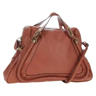 Chlo&eacute; Paraty Quilted Leather Brown Leather Handbag (Pre-Owned)