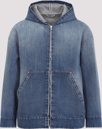 Valentino Garavani Mens Denim Jacket - Blue Cotton - Size Medium