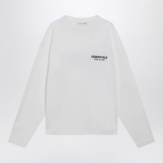 Fear of God Wei&szlig;es, lang&auml;rmliges T-Shirt mit Logo-Print
