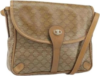Celine Pre-owned Cross Body Bags, female, Beige, Size: ONE SIZE Pre-owned Vintage Plastic Cross Body Bag
