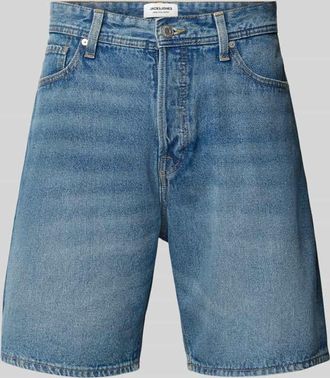 Jack & Jones Jack & Jones Loose Fit Jeansshorts mit Eingrifftaschen Modell TONY in Jeansblau, Gr&ouml;&szlig;e XXL