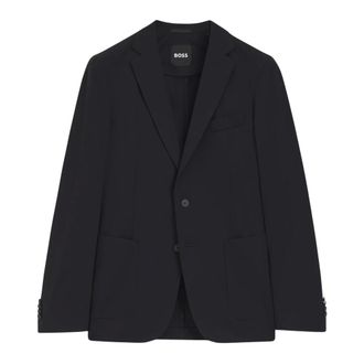 HUGO BOSS Kostuums, Heren, Zwart, M, Katoen, P-Hanry-J-WG Jas