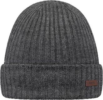 Barts Wilbert Turnup Mütze für Herren | grau