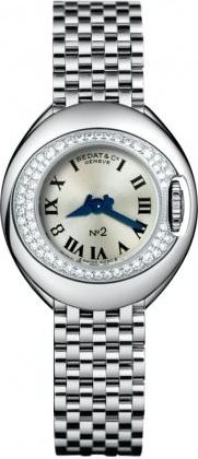 Bedat & Co. No. 2 Silver Dial Stainless Steel Diamond Ladies Watch 227.031.600