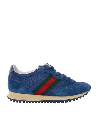 Gucci Sneaker in pelle, R.S. Pelle scamosciata Sw