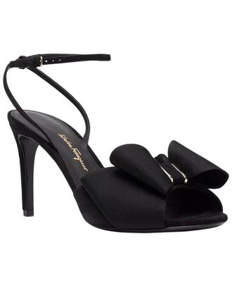 Ferragamo 95mm Vara-Bow Leather Sandal