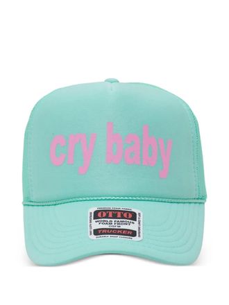 Ashley Williams letter-print baseball cap - women - Polyester - One Size - Green