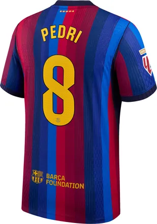 Nike Pedri FC Barcelona Match Home Nike Mens Aero-FIT Soccer Jersey in Red | NN204353819-FCB