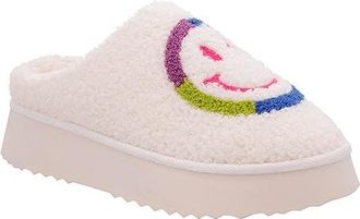 Mia Icicle Womens Slippers Colorful Smiley : 10 M
