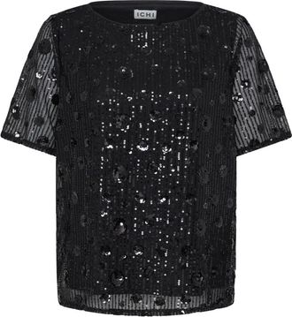 Ichi Top - - Tops - Donna - Nero - L