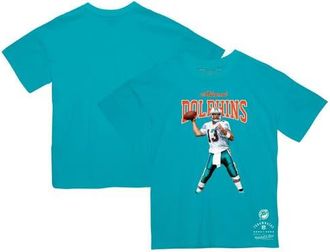 Mitchell & Ness Mens Mitchell & Ness Dan Marino Aqua Miami Dolphins Sideline Retired Player T-Shirt at Nordstrom, Size X-Large