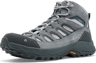Oboz Footwear Sawtooth Ascent Mid B-dry Womens Hiking Boots Gray Owl : 10.5 B - Medium, Leather