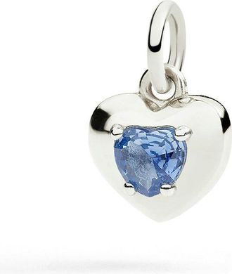 Dodo CIONDOLO CUORE ARGENTO & ZAFFIRO SINTETICO