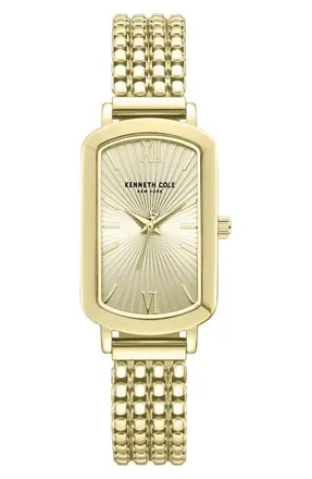 Kenneth Cole Tank Bracelet Watch, 22mm x 35mm in Gold at Nordstrom