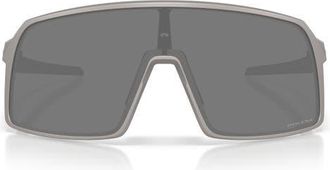 Oakley Sutro 137mm Shield Sunglasses in Titanium /Prizm Black at Nordstrom