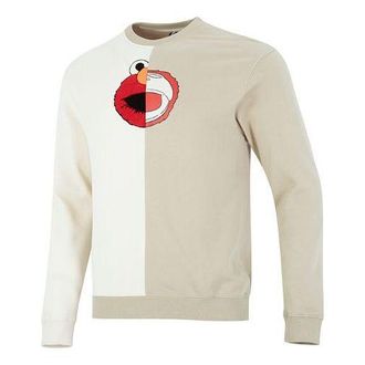 adidas Mens adidas U JF SS Sweat Sports Colorblock Casual Round Neck Creamy White HM9944