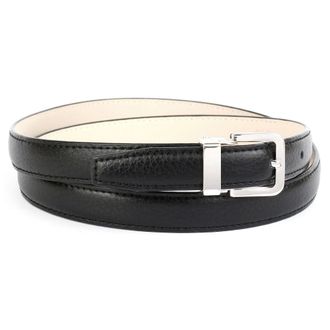 Anthoni Crown Lederg&uuml;rtel ANTHONI CROWN, Damen, Gr. 100, schwarz, Leder, unifarben, G&uuml;rtel Lederg&uuml;rtel, in schmaler Form, in vielen Farben