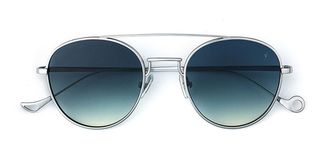 Eyepetizer Build C.1-26 Mens Sunglasses Silver Size 50