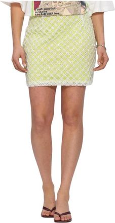 Refined Department Refined Department, Dames, Rokken, Groen, Maat: XS Zijde