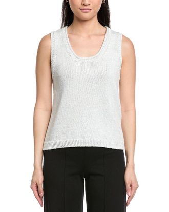 St. John Scoop Neck Knit Tank