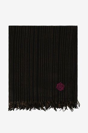 Pink Maharani Schal aus Kaschmir Zari Gold Thread